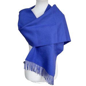 Baby Alpaca Scarf Rectangular Purple Soft Warm Classic Alpaca Fringed Scarf